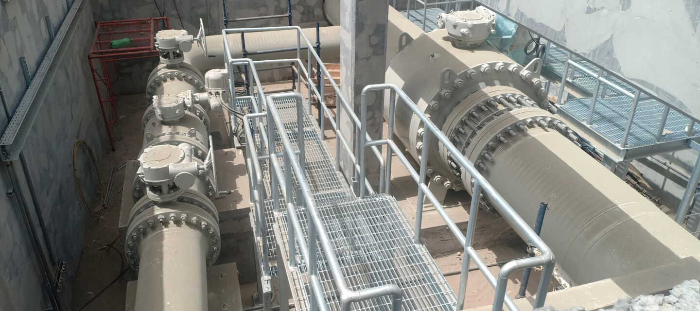 Industrial pipeline infrastructure, potential site for AP Sensing distributed fiber optic monitoring Industrial pipeline infrastructure, potential site for AP Sensing distributed fiber optic monitoring