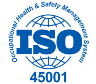 ISO 45001 Logo. AP Sensing Lösungen für sichere Arbeitsumgebungen und Arbeitsschutz ISO 45001 Logo. AP Sensing Lösungen für sichere Arbeitsumgebungen und Arbeitsschutz