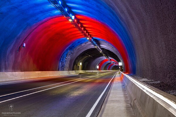 Colorful road tunnel, highlighting infrastructure where AP Sensing fiber optic sensing solutions ensure safety and monitoring Colorful road tunnel, highlighting infrastructure where AP Sensing fiber optic sensing solutions ensure safety and monitoring