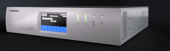 Normal operating state detected by AP Sensing distributed fiber optic sensors Normal operating state detected by AP Sensing distributed fiber optic sensors