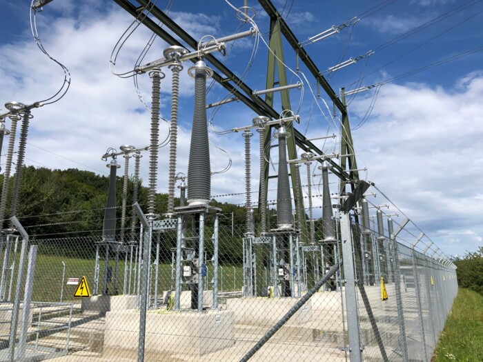 Electrical substation equipment, a critical power grid asset monitored by AP Sensing fiber optic sensing solutions Electrical substation equipment, a critical power grid asset monitored by AP Sensing fiber optic sensing solutions